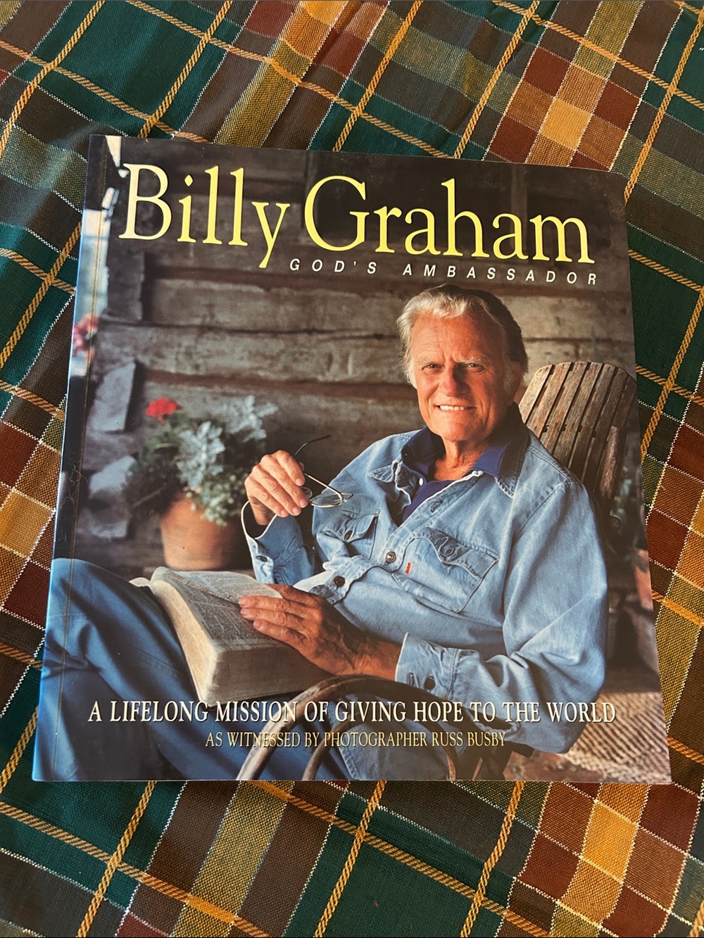 Billy Graham: God's Ambassador - Hardcover Photo Biography (Blue Cover)